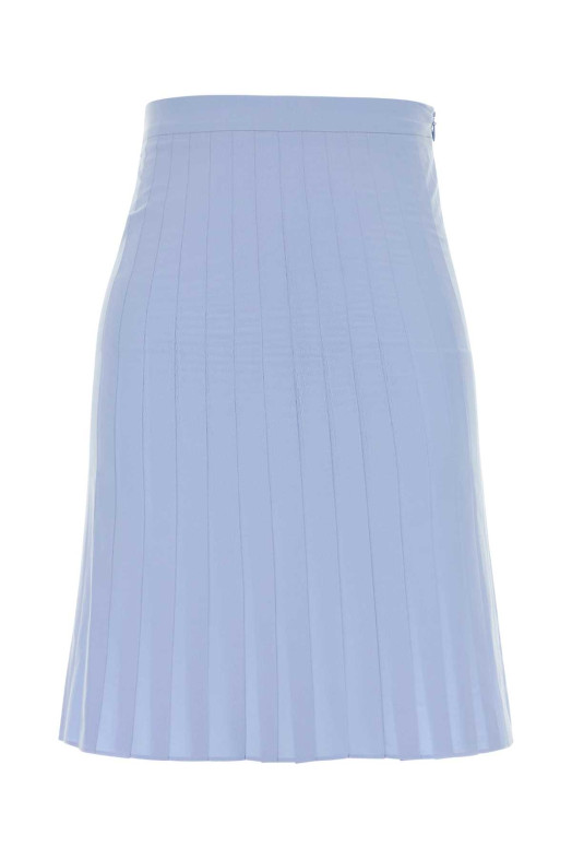 Powder blue cotton skirt MM6 MAISON MARGIELA (S62MA0102M35861)