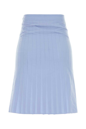 Powder blue cotton skirt MM6 MAISON MARGIELA (S62MA0102M35861)