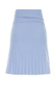 Powder blue cotton skirt MM6 MAISON MARGIELA (S62MA0102M35861)