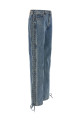 Джинсы «Laced Straight Leg» синего цвета 11459530543054