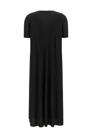 'Mellow Pleats' dress Black