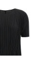 'Mellow Pleats' dress Black
