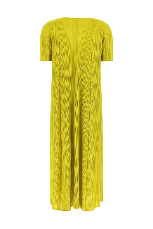 'Mellow Pleats' dress Green