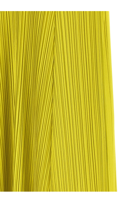 'Mellow Pleats' dress Green