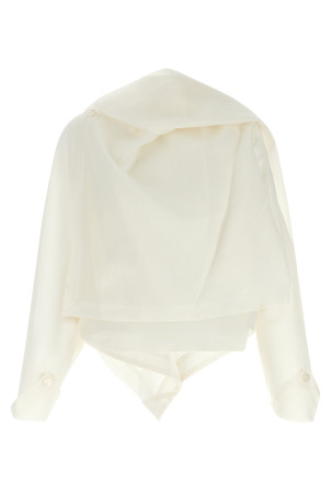 'All Squares' top White