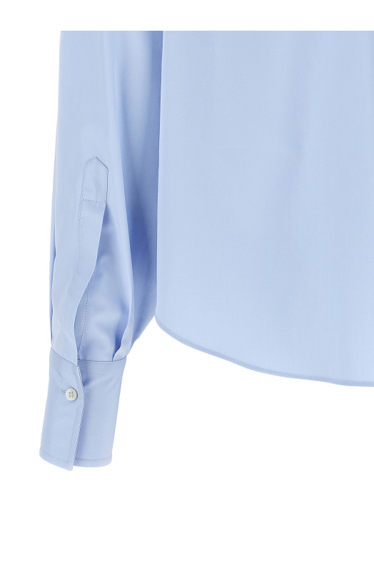 'Shiny Trim' shirt BLUE