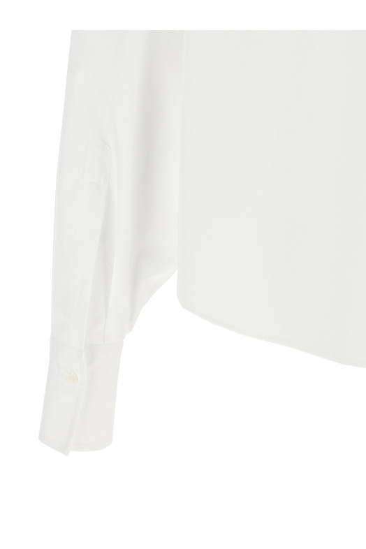 'Shiny Trim' shirt White