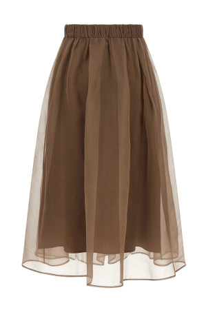 'Circle' skirt Brown