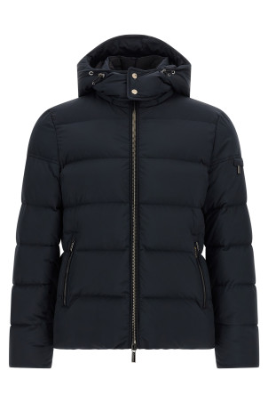 'Brett' - 'Acqua' line bomber jacket Blue