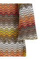 Greek motif cover-up dress Multicolor