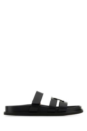 Black leather Ines Sport slippers Black TORY BURCH (161636)