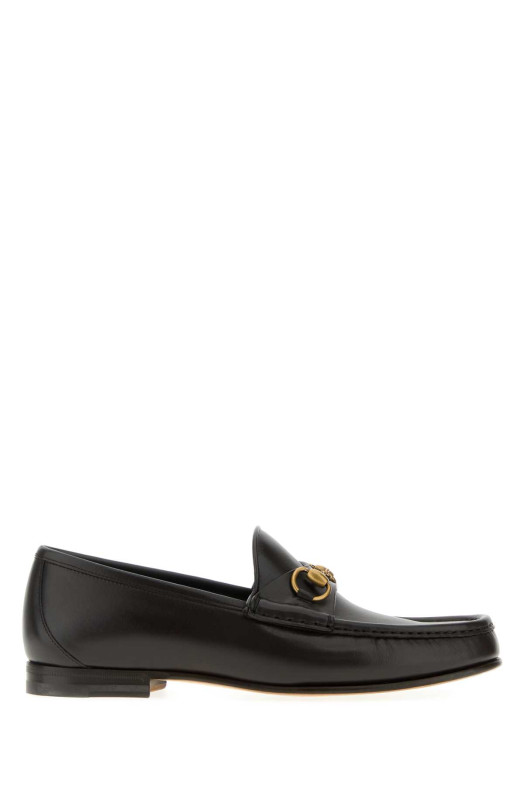 Темно-коричневі шкіряні лофери Horsebit 1953 від GUCCI (307929AADCW)