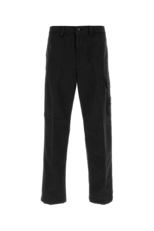 Black cotton cargo pant Black STONE ISLAND (310001111)