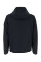 Midnight blue polyester padded jacket Black STONE ISLAND (410004726)