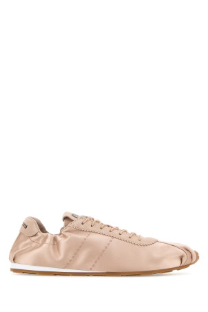 Pastel pink satin sneakers MIU MIU (5E570EF005049)