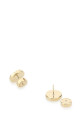 Gold metal earrings Black MIU MIU (5JO9122F6T)