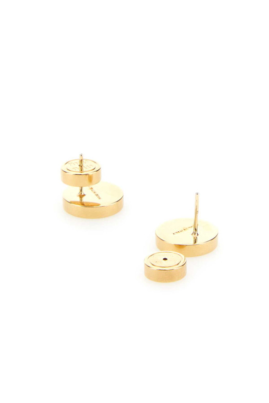 Gold metal earrings MIU MIU (5JO9122F6T)