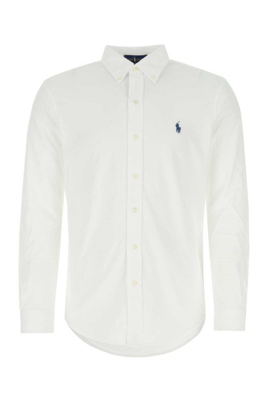 White piquet shirt Blue POLO RALPH LAUREN (710654408)