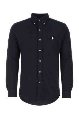 Midnight blue piquet shirt POLO RALPH LAUREN (710654408)