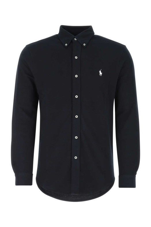 Midnight blue piquet shirt POLO RALPH LAUREN (710654408)