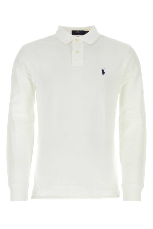 White piquet polo shirt POLO RALPH LAUREN (710680790)
