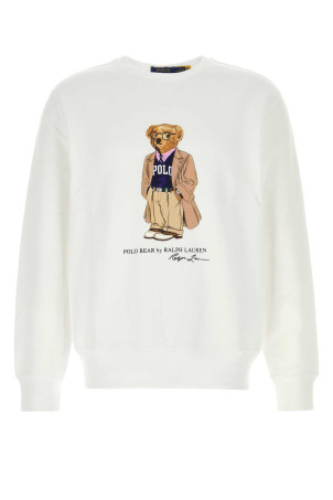Біла футболка з бавовняної суміші POLO RALPH LAUREN (710973161)