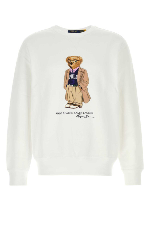 Біла футболка з бавовняної суміші POLO RALPH LAUREN (710973161)