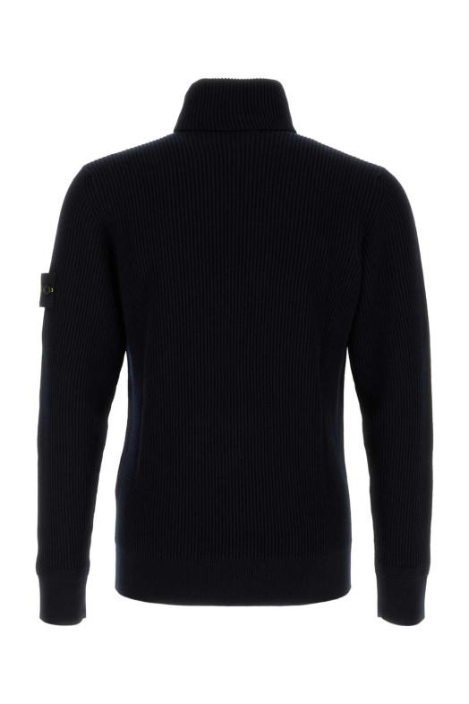 Midnight blue wool sweater STONE ISLAND (8115552C2)