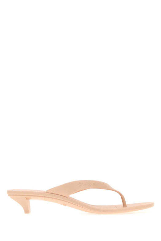 Pink rubber Vittoria thong mules GUCCI (869626J8700)