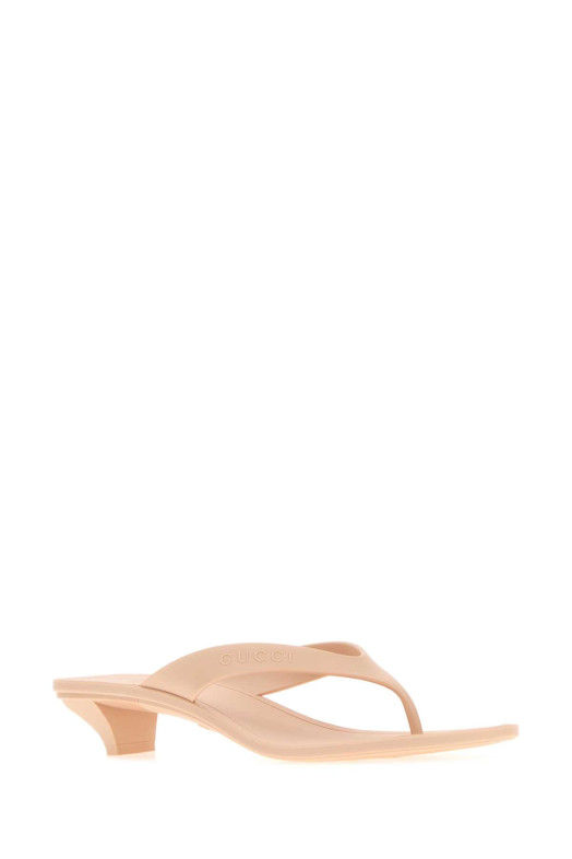 Pink rubber Vittoria thong mules GUCCI (869626J8700)