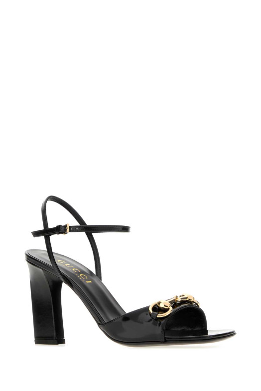 Черные кожаные сандалии Signora от GUCCI (870797CLG00)