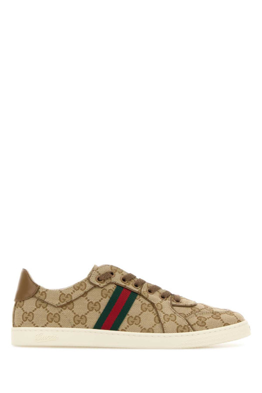 Кроссовки GUCCI из эластичного полотна GG (871611FAF48)