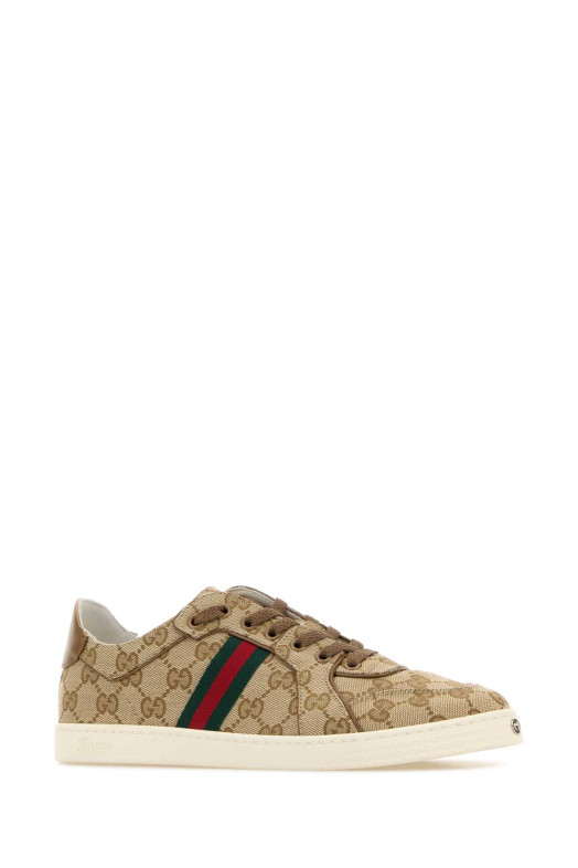 Кроссовки GUCCI из эластичного полотна GG (871611FAF48)