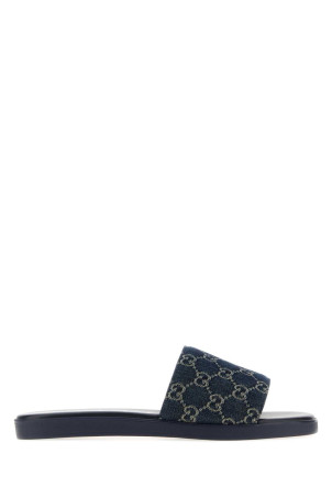 GG denim slippers GUCCI (871685FAF4Y)