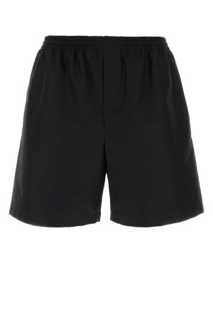 Black cotton bermuda shorts Black GUCCI (871784ZAUW7)