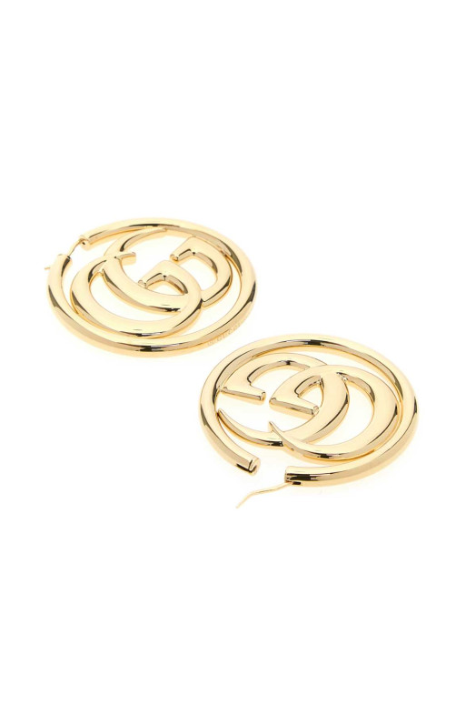 Golde metal GG Marmont earrings GUCCI (874421I4600)