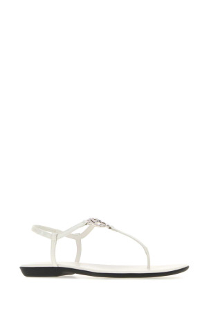 White leather sandals GUCCI (874699BKO40)