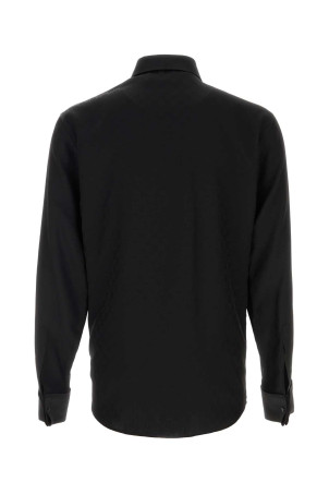 Black twill shirt Black GUCCI (874712ZAU3Z)