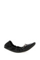 Black leather Prima ballerinas Black GUCCI (875322AAF3Q)