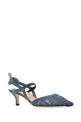 Cerulean blue mesh ColibrÃ¬ Lite pumps FENDI (8J8558AY0M)