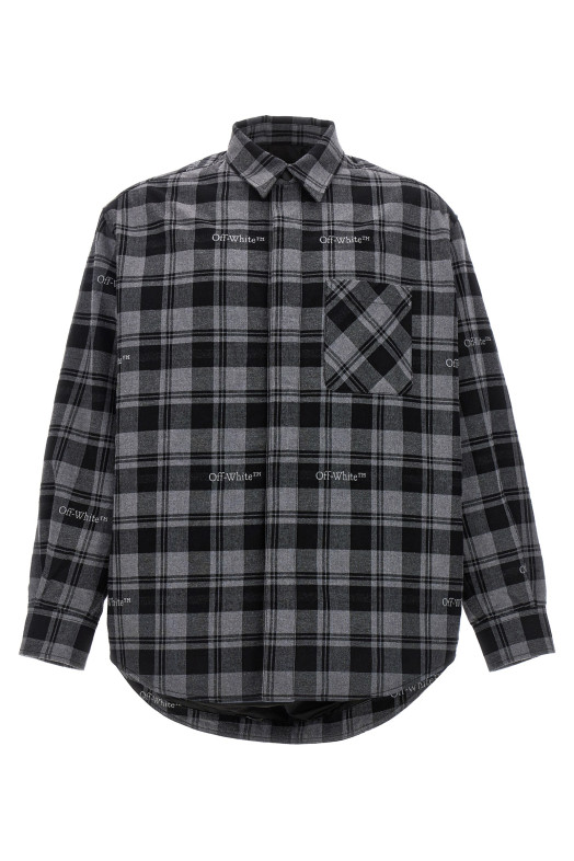 'Check Flannel Padded' jacket Gray 'Check Flannel Padded' jacket Gray