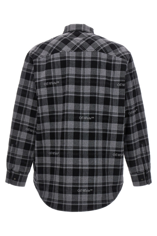 'Check Flannel Padded' jacket Gray 'Check Flannel Padded' jacket Gray