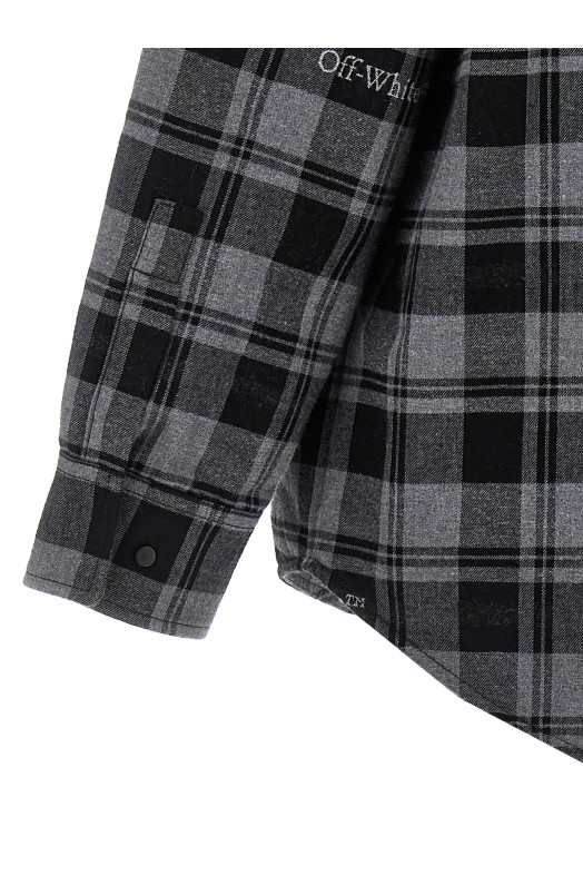 'Check Flannel Padded' jacket Gray 'Check Flannel Padded' jacket Gray