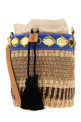 Embroidered raffia VLogo Signature bucket bag VALENTINO GARAVANI (8W2B0T10ZCD)