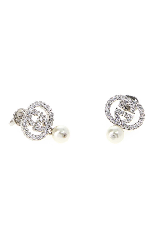 Silver metal earrings GUCCI (A0009FJ9740)