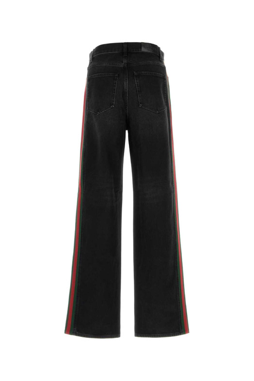 Чорні джинси з деніму Black GUCCI (A002IAXDDIC)