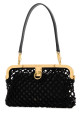 Black crochet Amanda handbag Black DOLCE & GABBANA (BB7920A0699)