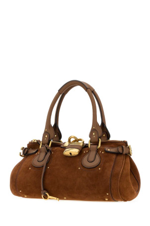 Brown suede Paddington shopping bag CHLOE (CH26AS802S77)