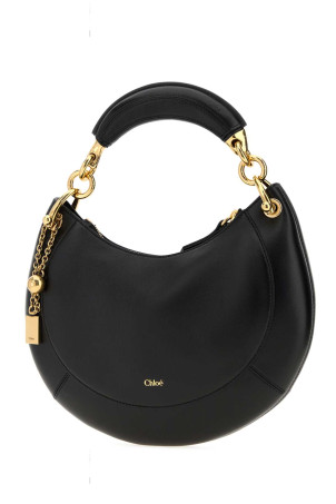 Черная кожаная сумка Chloé Banana CHLOE (CH26AS921S60) CHLOÉ