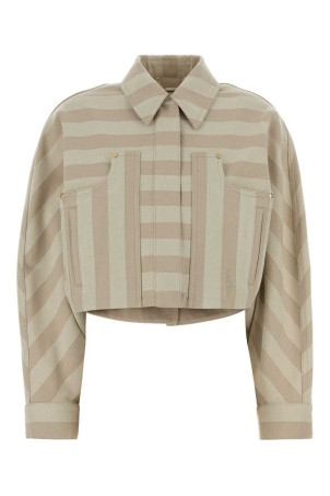 Embroidered drill jacket FENDI (FLF863AW8G)